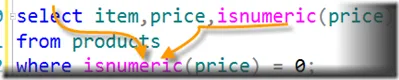 IsNumeric SQL Server